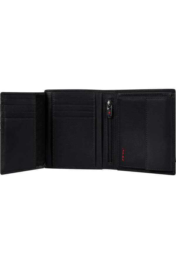 pro-dlx 6 slg portemonnee zwart