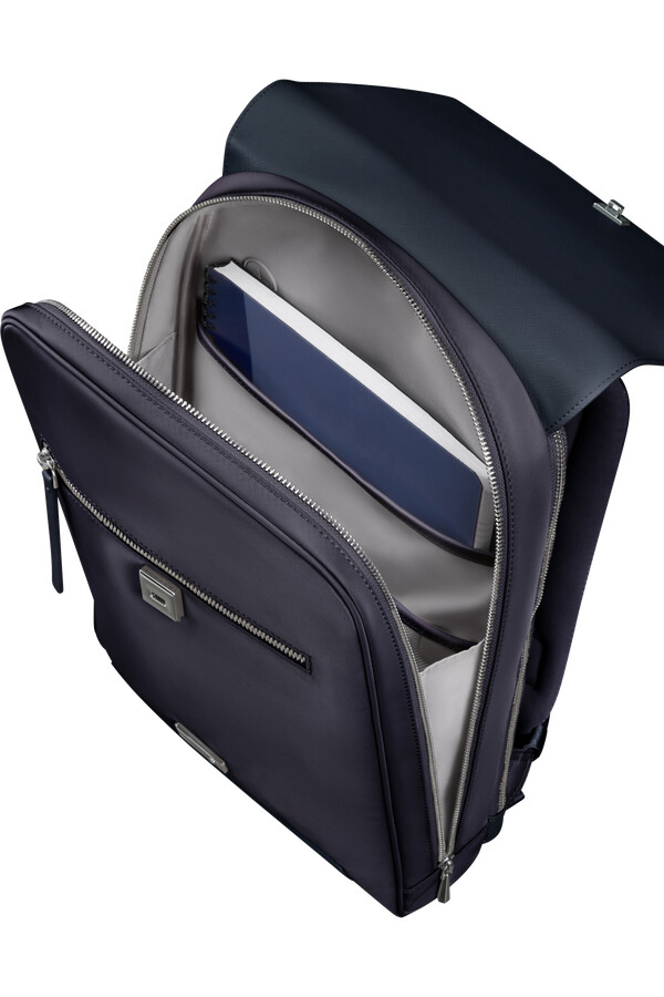 zalia 3.0 rugzak met klep 141 inch donkerblauw