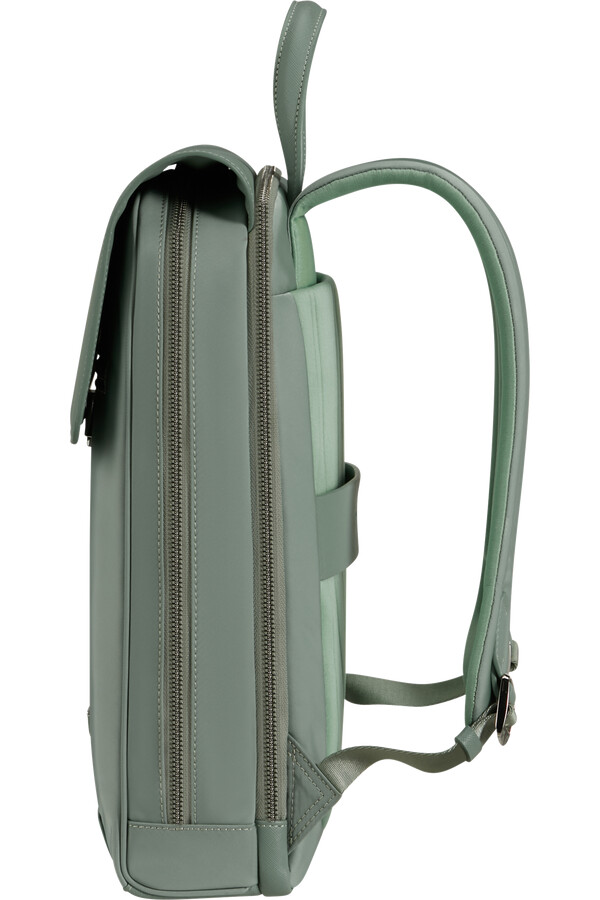 zalia 3.0 rugzak met klep 141 inch mineraalgroen