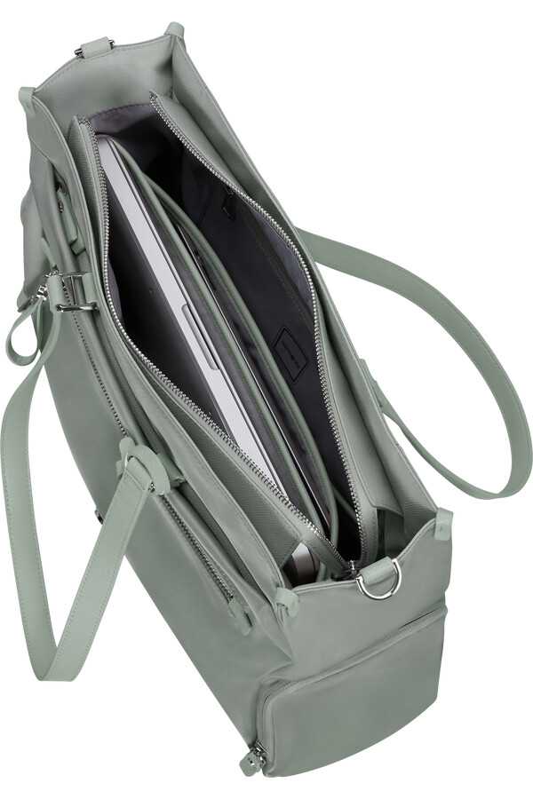 karissa evo tote 14.1 sage
