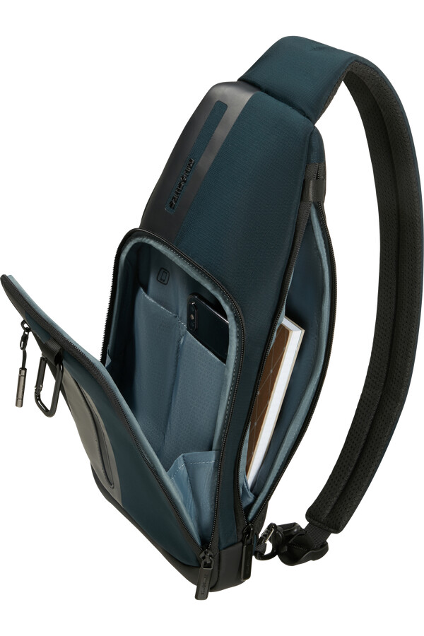 biz2go schoudertas donkerblauw