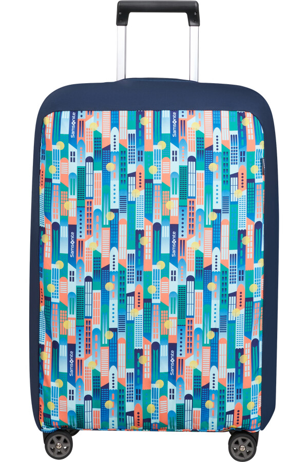 ta revolution opvouwbare bagagehoes m city print