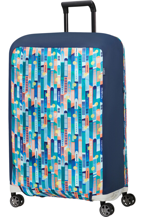 ta revolution opvouwbare bagagehoes m city print