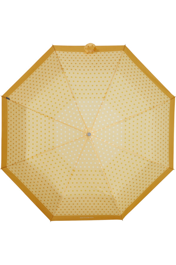 alu drop s paraplu met gele stippen