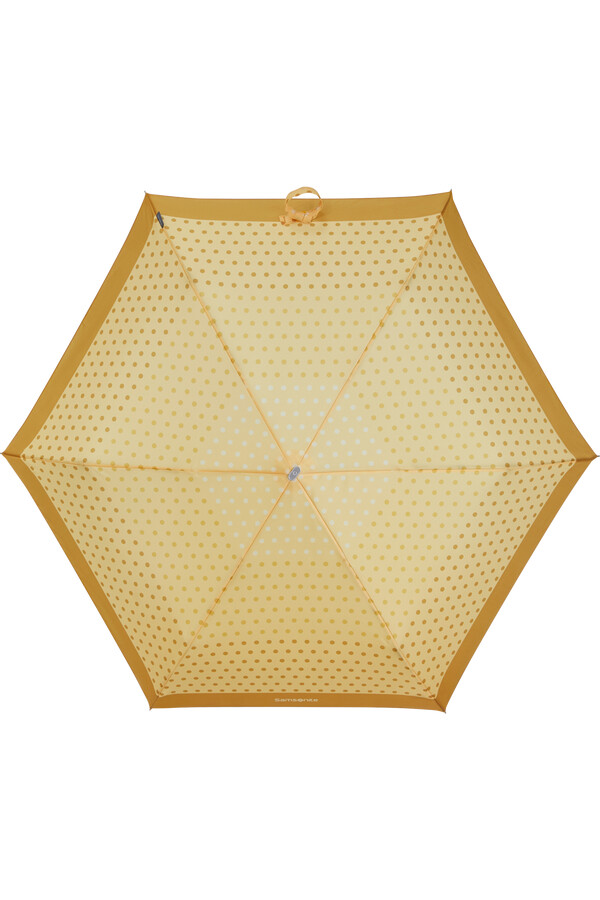 alu drop s paraplu met gele stippen