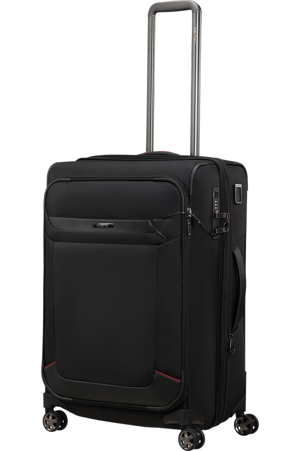 pro-dlx 6 trvl spinner uitbreidbaar 4 wielen 67 cm zwart
