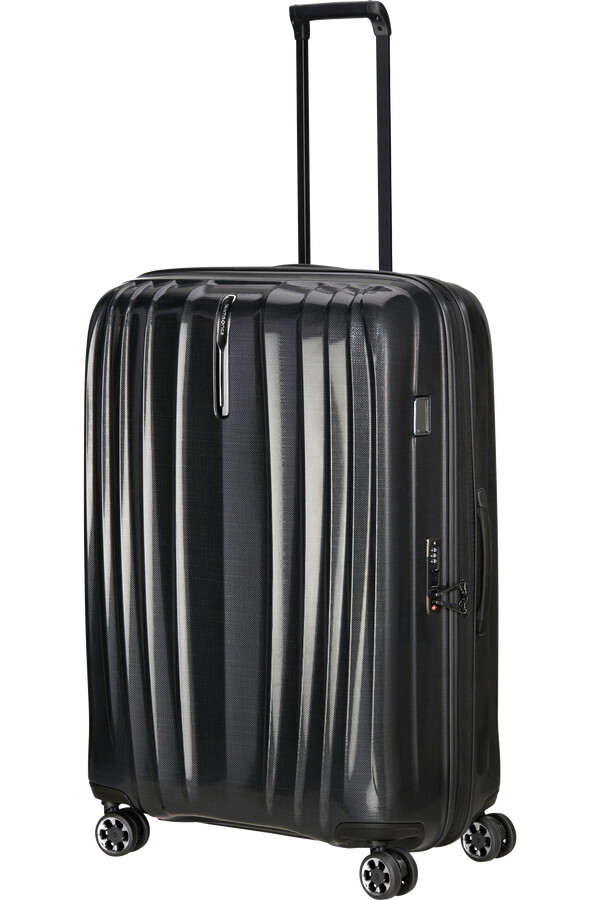 nexis spinner uitbreidbaar 4 wielen 82 cm onyx zwart