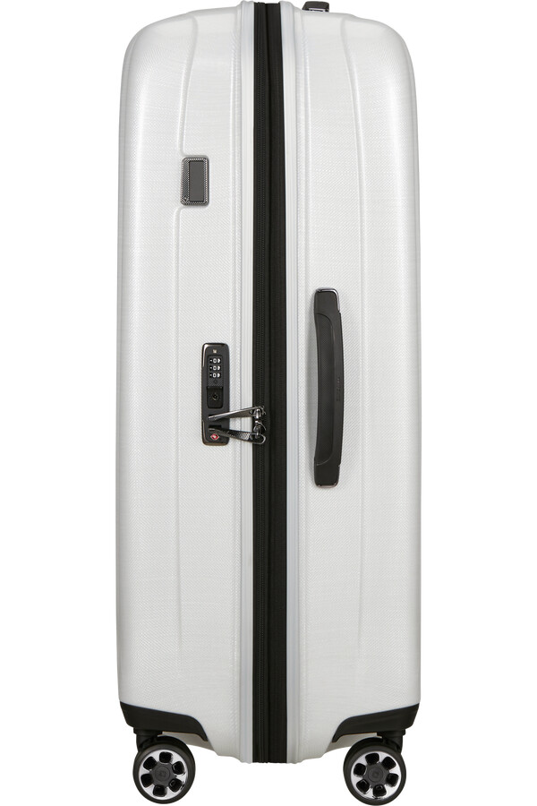 nexis spinner uitbreidbaar 4 wielen 82 cm katoen wit