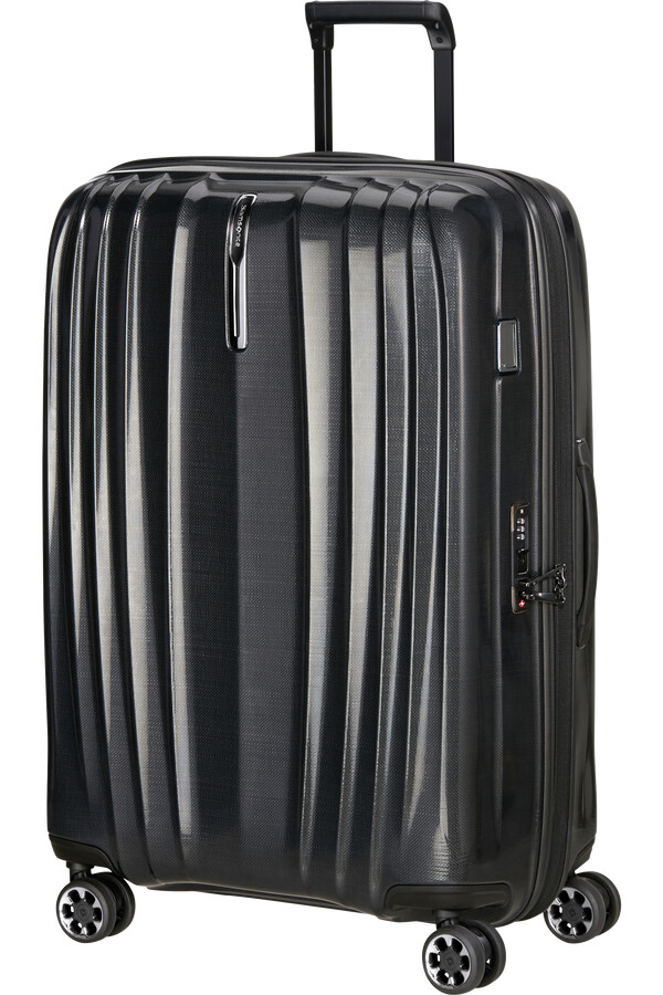 nexis spinner uitbreidbaar 4 wielen 76 cm onyx zwart