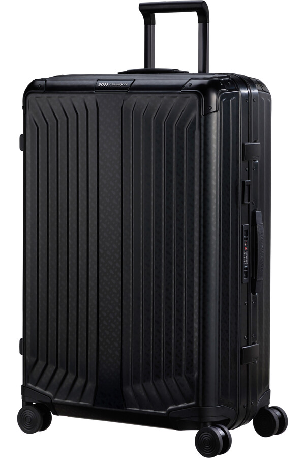 boss samsonite spinner 4 wielen 76 cm grafiet monogram