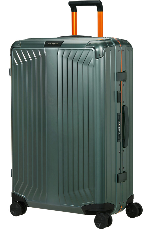 lite-box aluminium spinner 4 wielen 76 cm saliegroenoranje