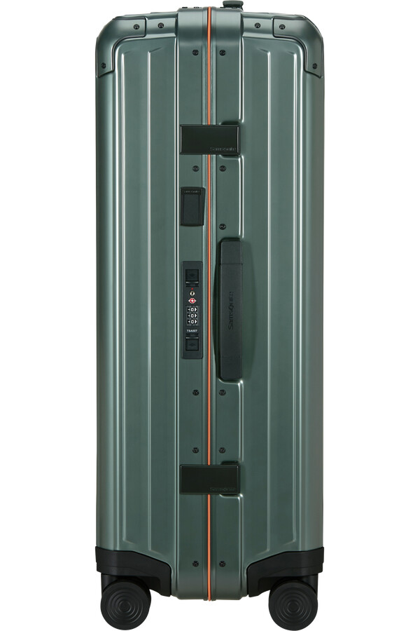 lite-box aluminium spinner 4 wielen 76 cm saliegroenoranje