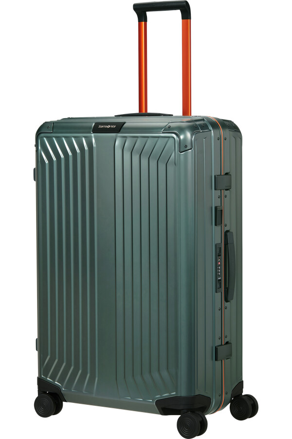 lite-box aluminium spinner 4 wielen 76 cm saliegroenoranje
