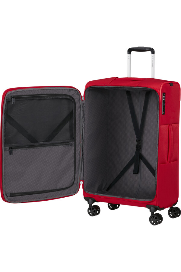gotwist spinner uitbreidbaar 4 wielen 68 cm echt rood