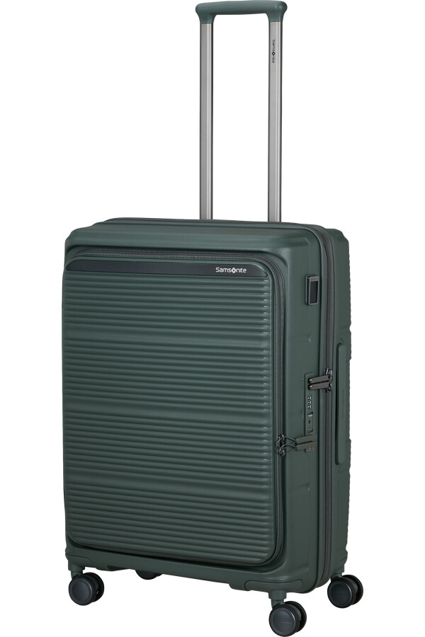 paralux spinner uitbreidbaar 4 wielen 67 cm olijfgroen