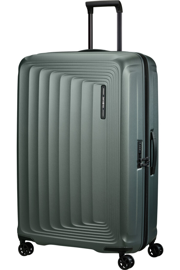 nuon spinner uitbreidbaar 4 wielen 81 cm mat salie khaki
