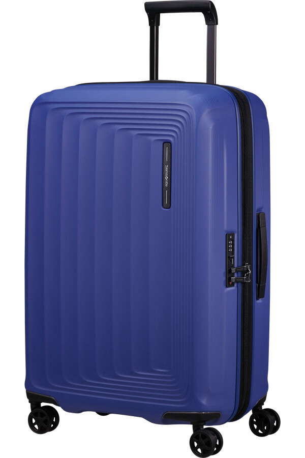 nuon spinner uitbreidbaar 4 wielen 69 cm mat nautisch blauw