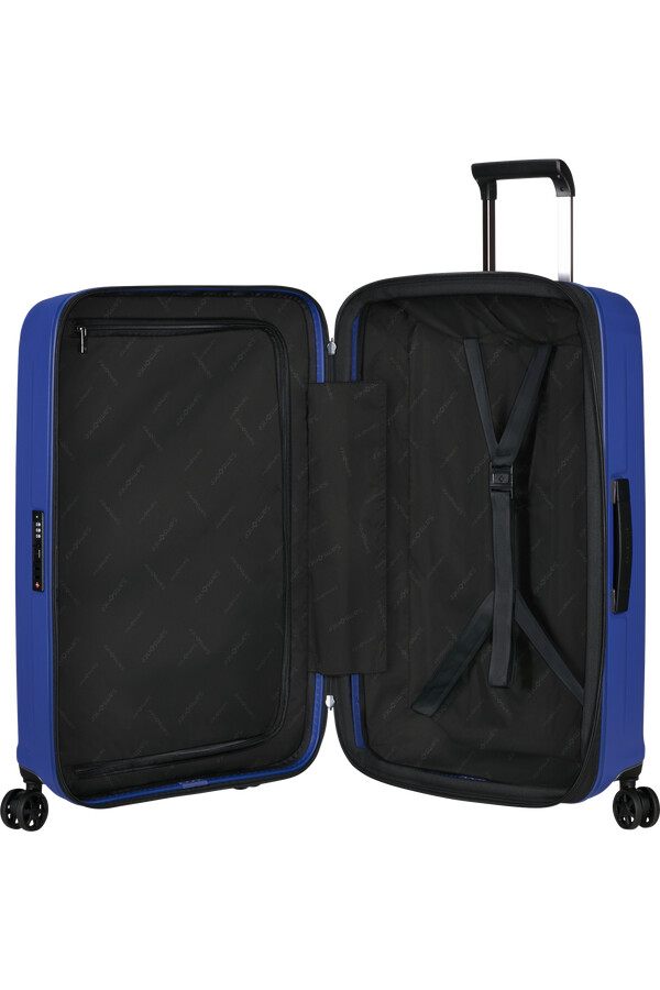 nuon spinner uitbreidbaar 4 wielen 69 cm mat nautisch blauw