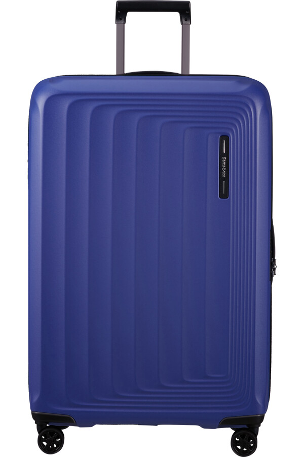 nuon spinner uitbreidbaar 4 wielen 75 cm mat nautisch blauw