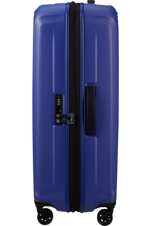 nuon spinner uitbreidbaar 4 wielen 75 cm mat nautisch blauw