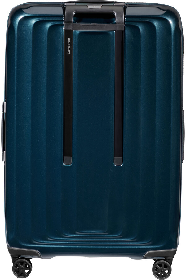 nuon spinner uitbreidbaar 4 wielen 75 cm metallic donkerblauw