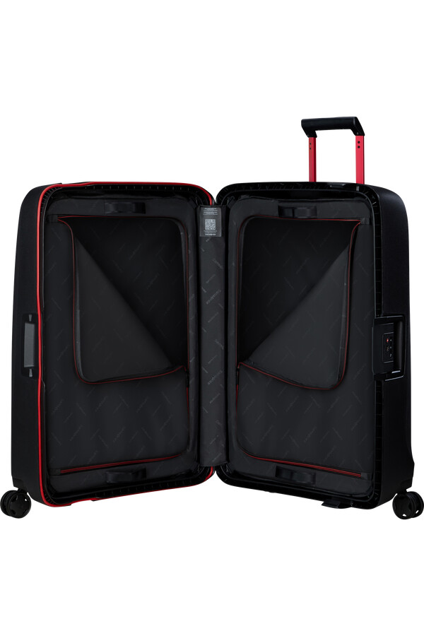 essens spinner 4 wielen 75 cm houtskoolrood