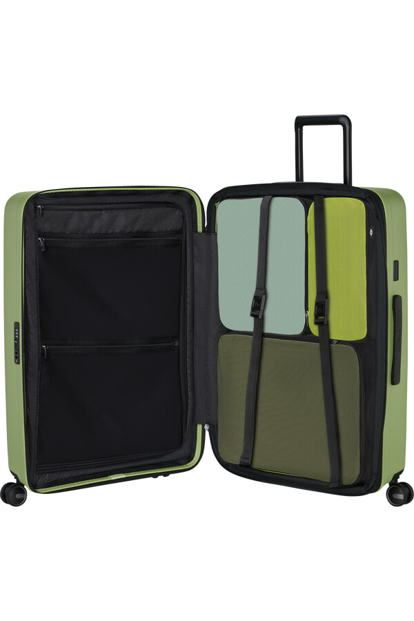 restackd spinner uitbreidbaar 4 wielen 75 cm wasabi