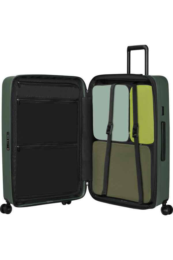 restackd spinner uitbreidbaar 4 wielen 75 cm saliegroen