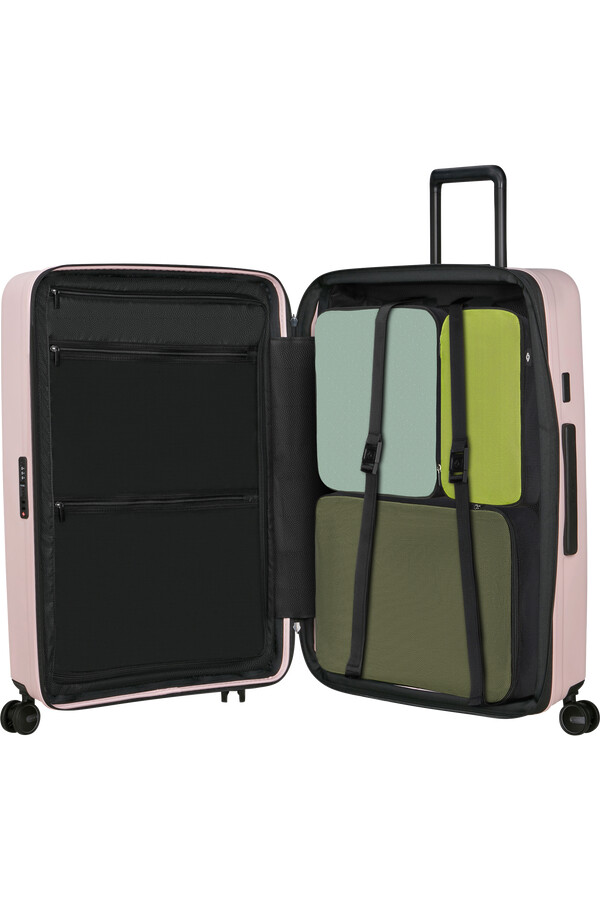 restackd spinner uitbreidbaar 4 wielen 75 cm rose