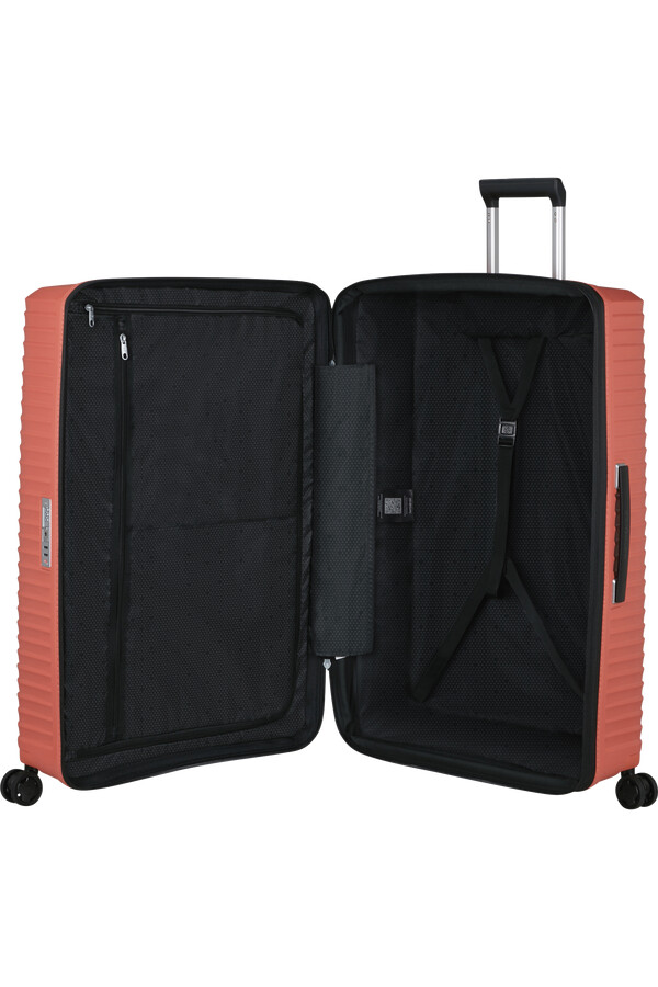 upscape spinner uitbreidbaar 4 wielen 81 cm klei
