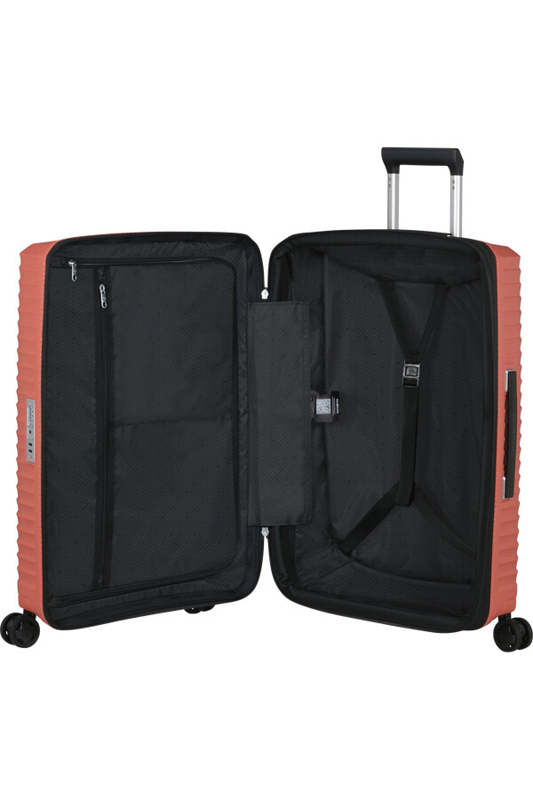 upscape spinner uitbreidbaar 4 wielen 68 cm klei