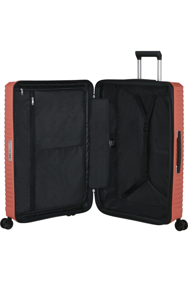 upscape spinner uitbreidbaar 4 wielen 75 cm klei