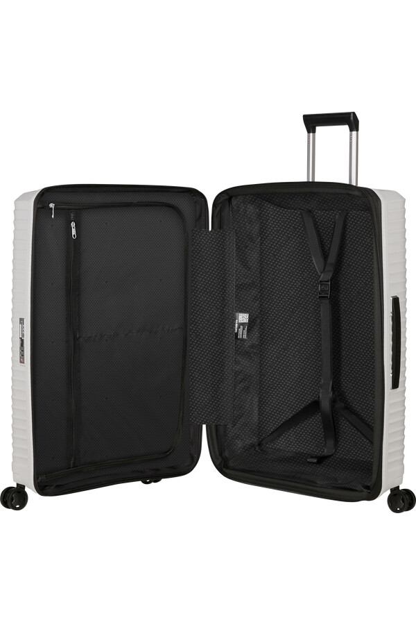 upscape spinner uitbreidbaar 4 wielen 75 cm wolkenwit