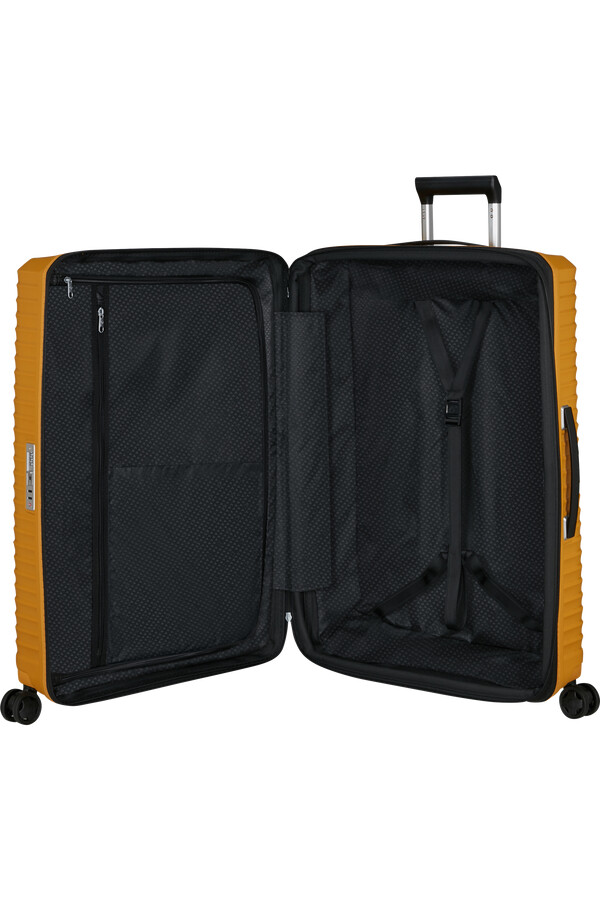 upscape spinner uitbreidbaar 4 wielen 75 cm geel