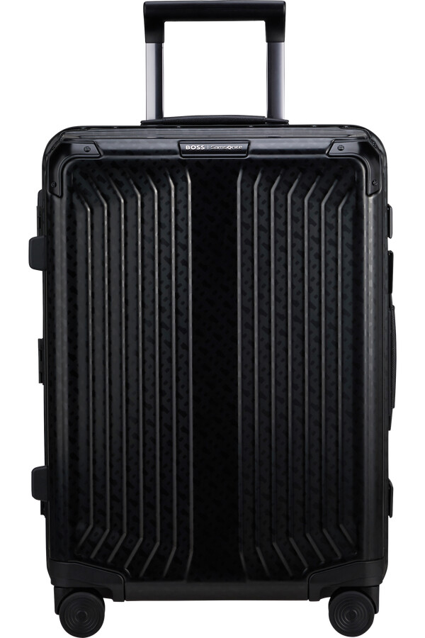 boss samsonite spinner 4 wielen 55 cm grafiet monogram
