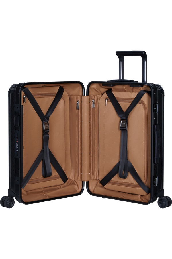 boss samsonite spinner 4 wielen 55 cm grafiet monogram