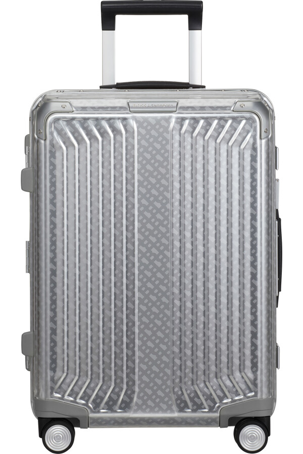 boss samsonite spinner 4 wielen 55 cm aluminium monogram