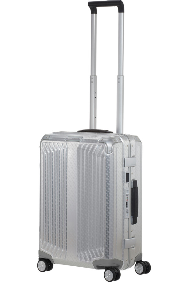 boss samsonite spinner 4 wielen 55 cm aluminium monogram