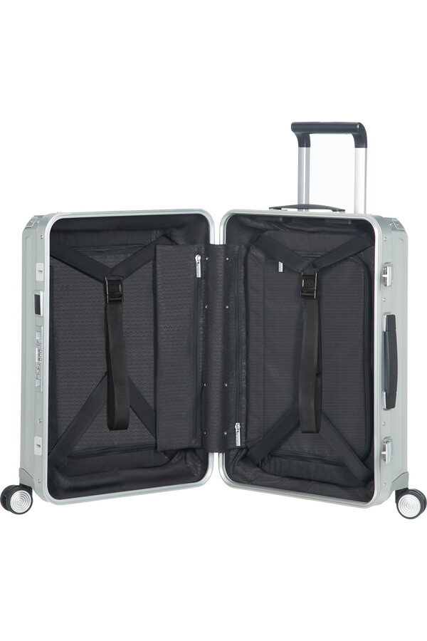lite-box aluminium spinner 4 wielen 55 cm aluminium