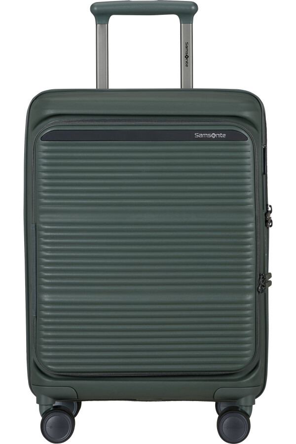 paralux spinner uitbreidbaar 4 wielen 55 cm olijfgroen