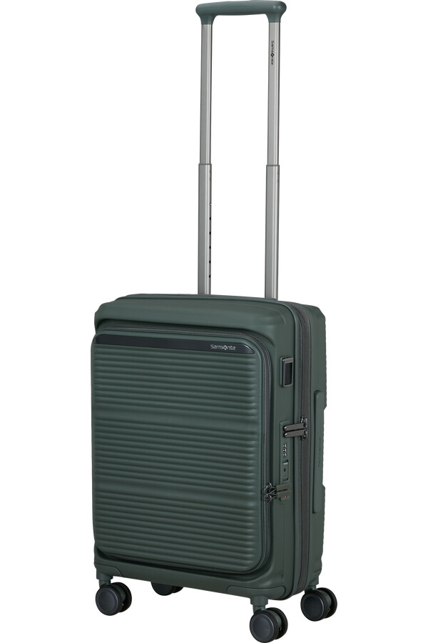 paralux spinner uitbreidbaar 4 wielen 55 cm olijfgroen