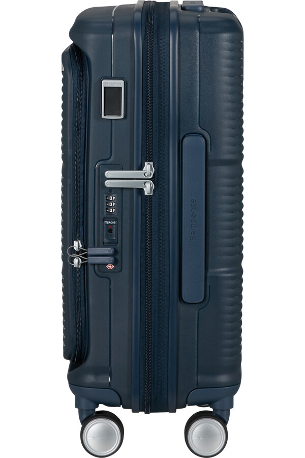 paralux spinner uitbreidbaar 4 wielen 55 cm midnight navy