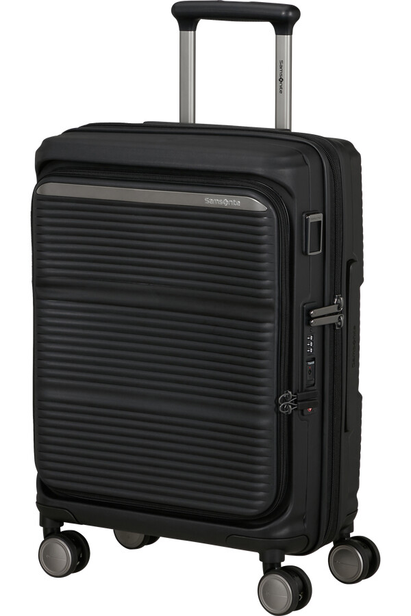 paralux spinner uitbreidbaar 4 wielen 55 cm zwart