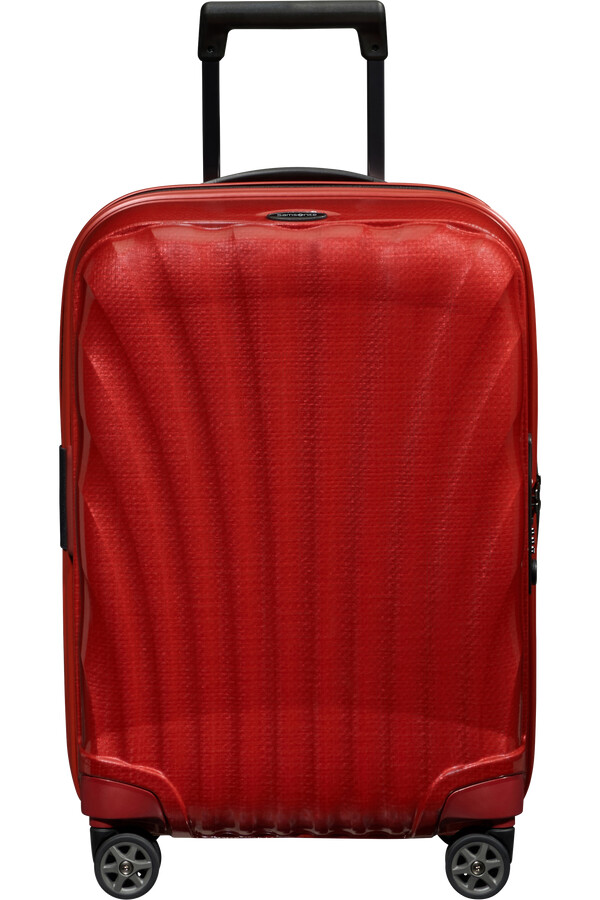 c-lite spinner uitbreidbaar 4 wielen 55 cm chilirood