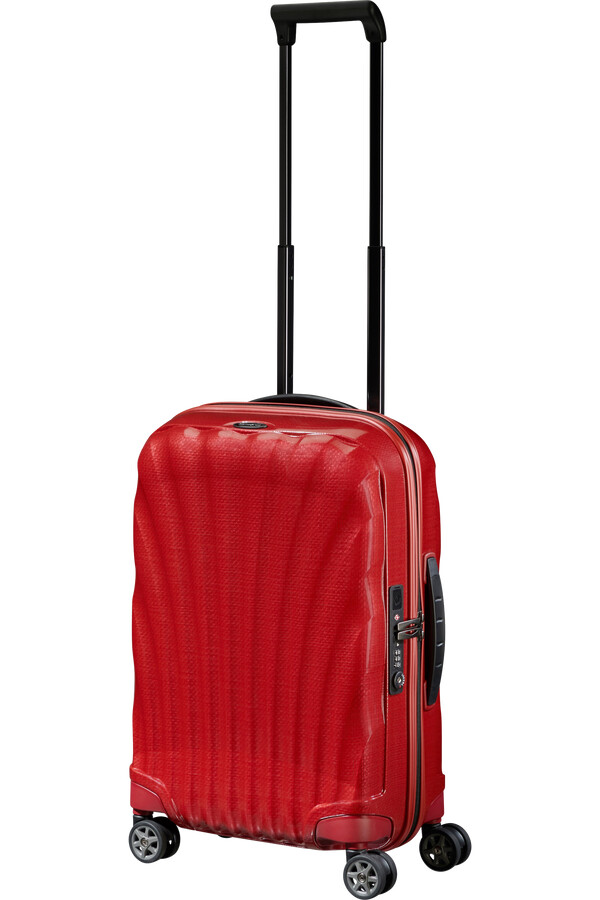 c-lite spinner uitbreidbaar 4 wielen 55 cm chilirood
