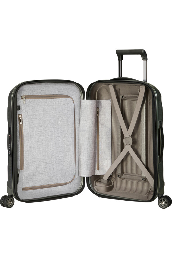 c-lite spinner uitbreidbaar 4 wielen 55 cm metallic groen
