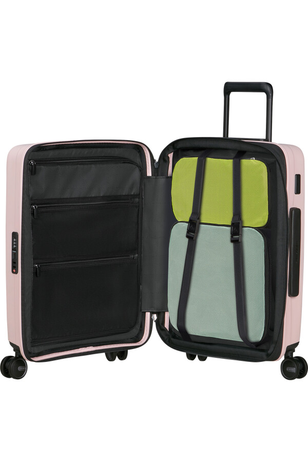 restackd spinner uitbreidbaar 4 wielen 55 cm rose