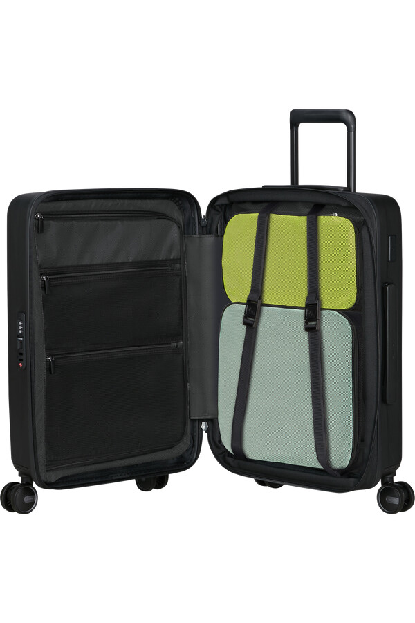 restackd spinner uitbreidbaar 4 wielen 55 cm zwart