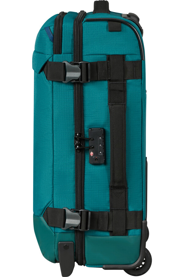 roadseeker reistas met wielen 55 cm diepblauwgroen