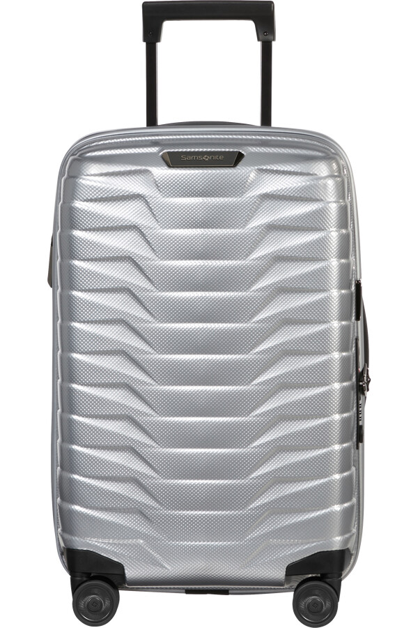 proxis spinner uitbreidbaar 4 wielen 55 cm zilver